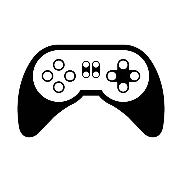 Gamepad isolé de conception de jeu vidéo — Image vectorielle