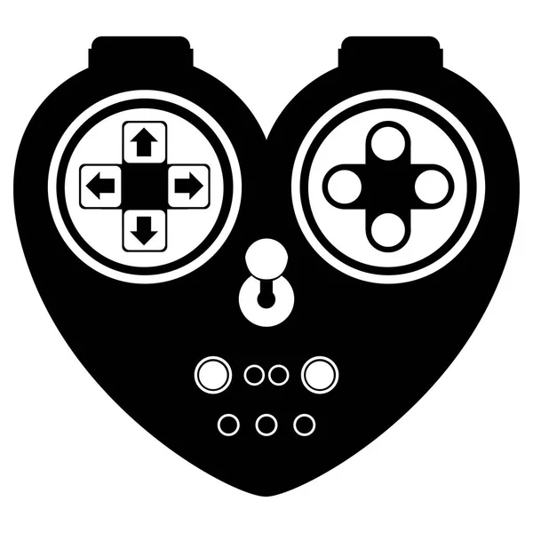 ゲーム デザインの分離のゲームパッド — ストックベクタ