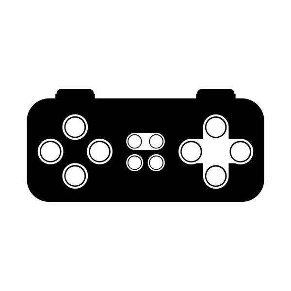 Isoliertes Gamepad im Videospieldesign — Stockvektor