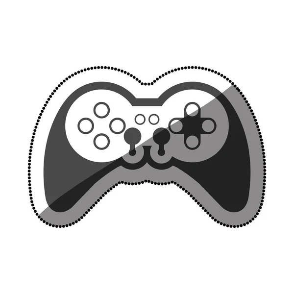 Gamepad aislado de diseño de videojuegos — Vector de stock