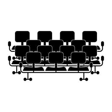 İzole bekleyen sandalye tasarım