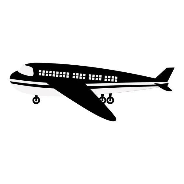 Isolated airplane design — Stock Vector