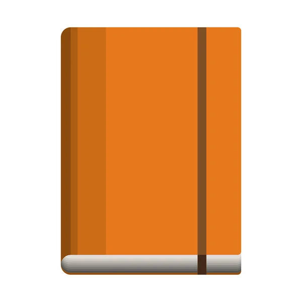 Diseño de libro aislado — Vector de stock
