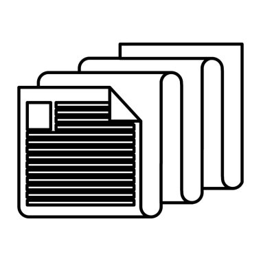 Kağıt tasarım izole parçası