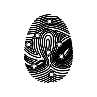 İzole parmak izi tasarım