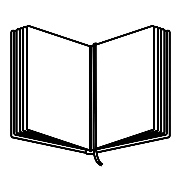 Conception de livre isolé — Image vectorielle