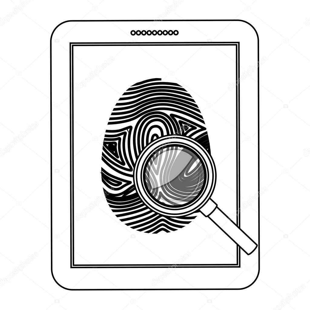 Fingerprint and tablet design