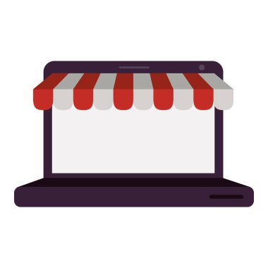 Yalıtılmış dizüstü bilgisayar ve e-ticaret tasarım
