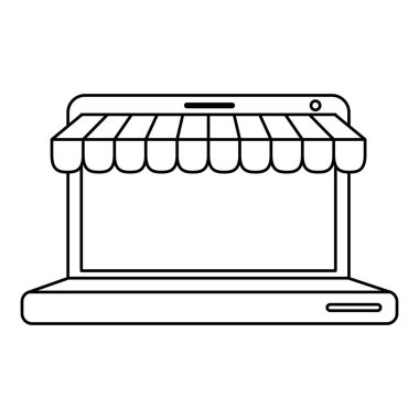 Yalıtılmış dizüstü bilgisayar ve e-ticaret tasarım