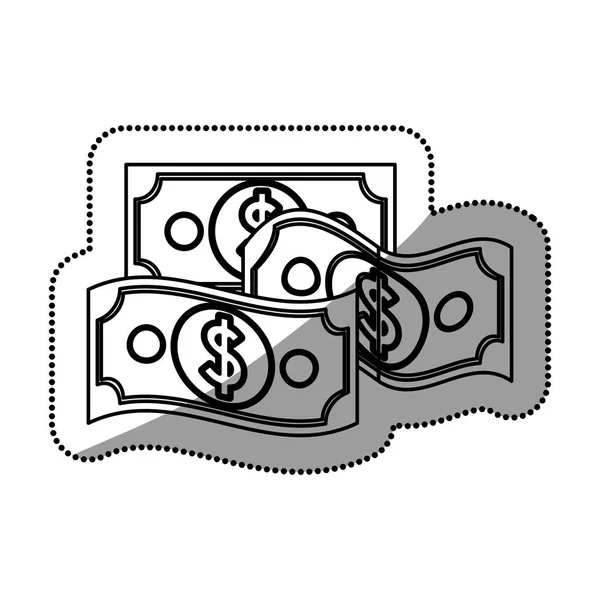 Projeto de contas isoladas — Vetor de Stock