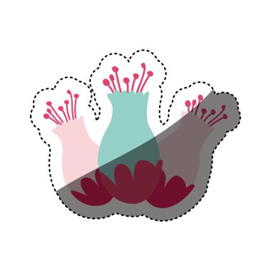 İzole çiçek dekorasyon