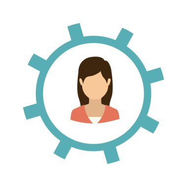 İzole dişli ve işkadını tasarım