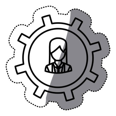 İzole dişli ve işkadını tasarım