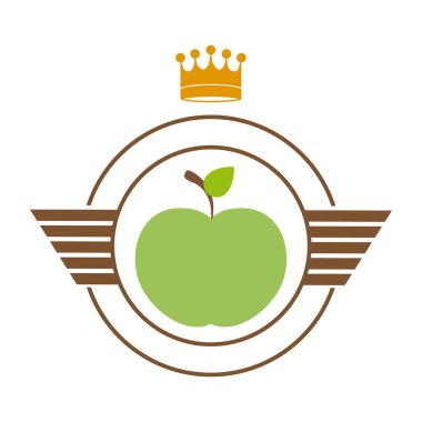 İzole apple tasarım