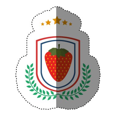 İzole çilek tasarım