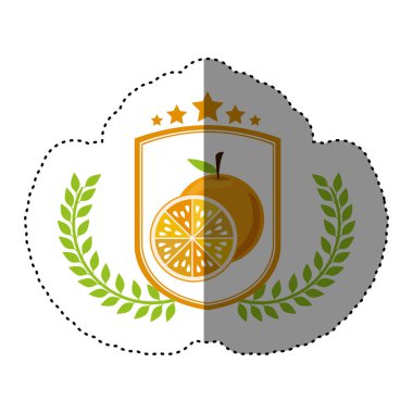 Yalıtılmış turuncu tasarım