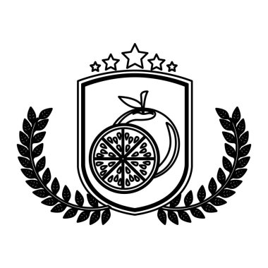 Yalıtılmış turuncu tasarım