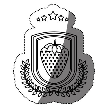 İzole çilek tasarım