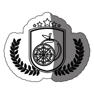 Yalıtılmış turuncu tasarım