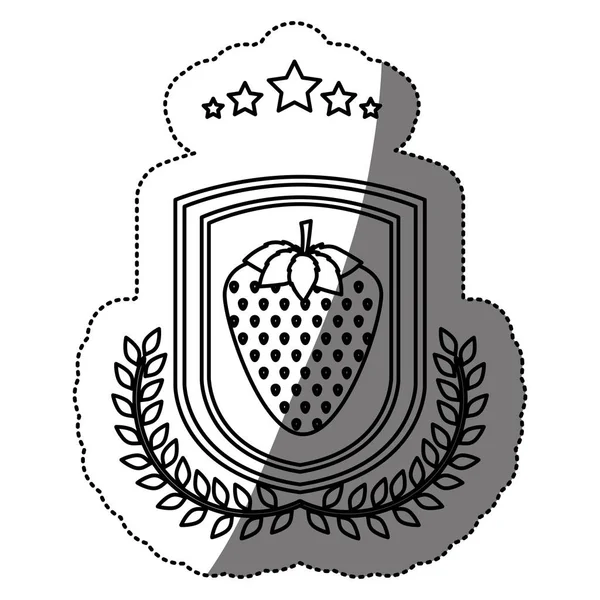 İzole çilek tasarım