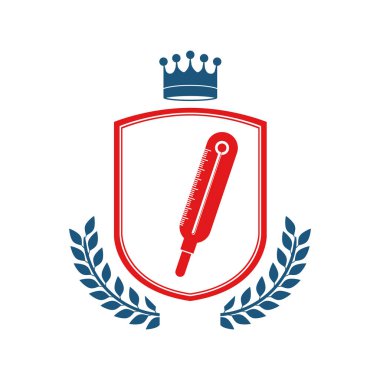 İzole termometre tasarım