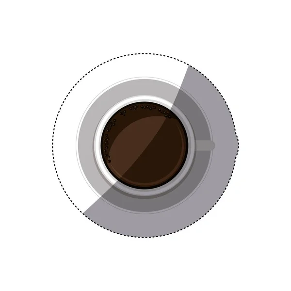 Isoliertes Kaffeetrinken-Design — Stockvektor