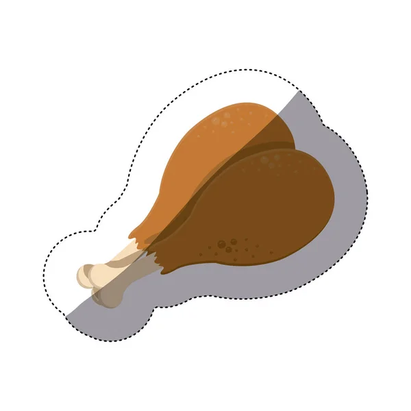 Isoliertes Hühnerdesign — Stockvektor