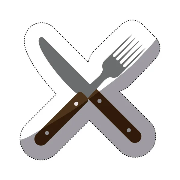 Isolated cutlery design — Stock Vector