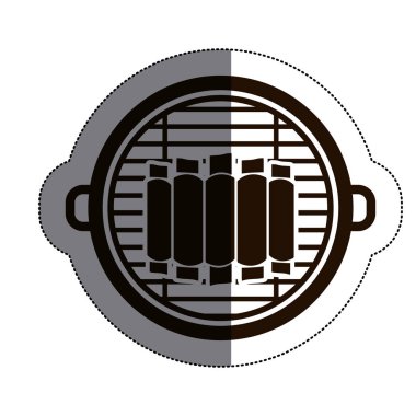 İzole ızgara ve Barbekü kaburga tasarım