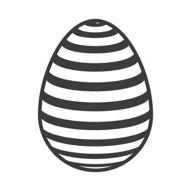 İzole mutlu Paskalya yortusu yumurta tasarım