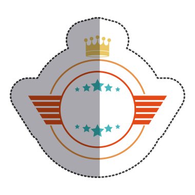 İzole ve yıldızlı tasarım