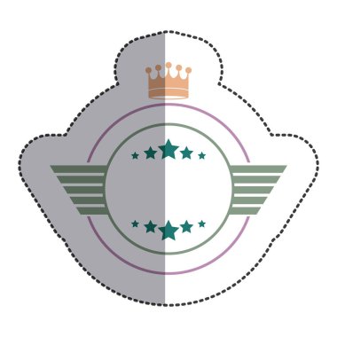 İzole ve yıldızlı tasarım