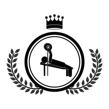 Egzersiz tasarım yapan izole erkek