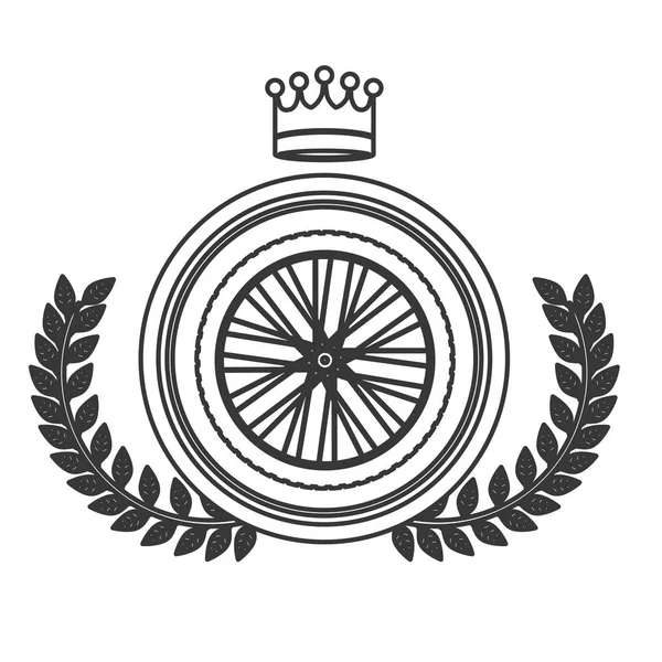 İzole bisiklet tekerleği tasarım