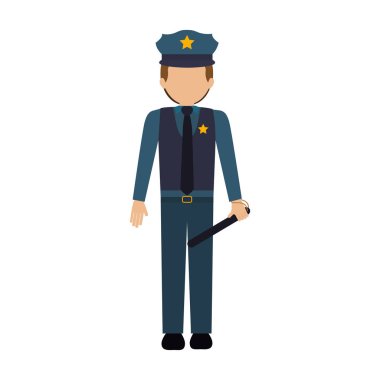 İzole polis tasarım