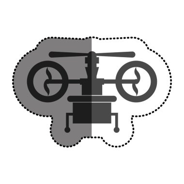 İzole dron tasarım