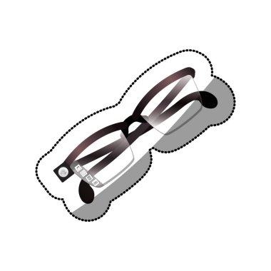 İzole akıllı gözlük tasarım