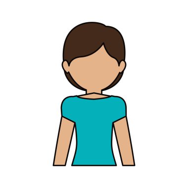 İzole kadın tasarım