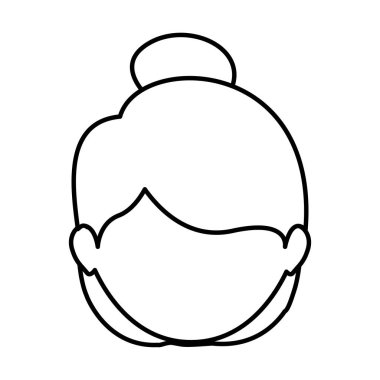 İzole kadın tasarım