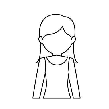 İzole kadın tasarım