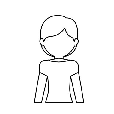 İzole kadın tasarım