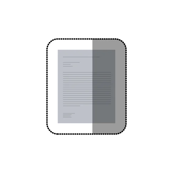 Pièce isolée de conception de papier — Image vectorielle