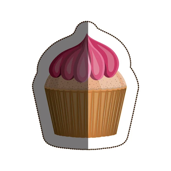 Isoliertes Muffin-Design — Stockvektor