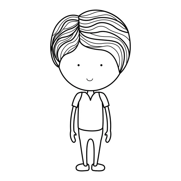 Isolerade boy cartoon design — Stock vektor