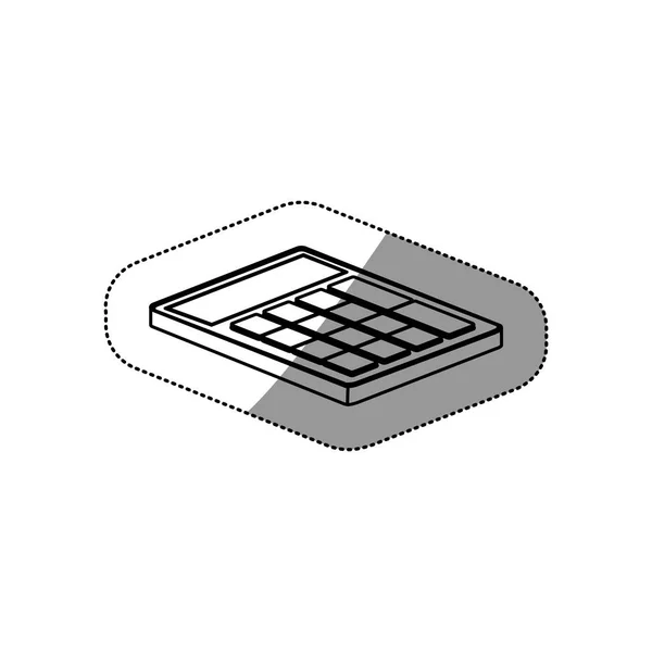 Conception de calculatrice isolée — Image vectorielle