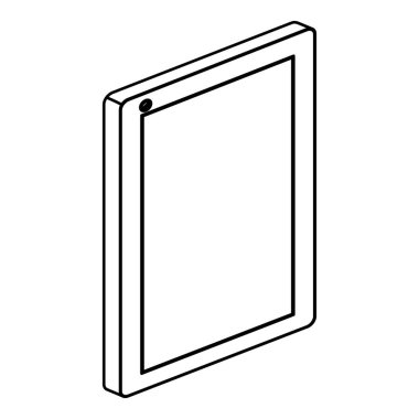 İzole tablet cihaz tasarım