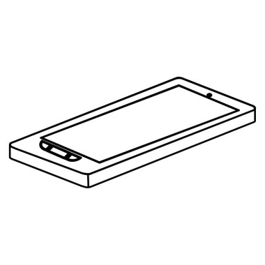 İzole Smartphone aygıt tasarım