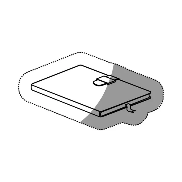 Projeto de agend isolado —  Vetores de Stock