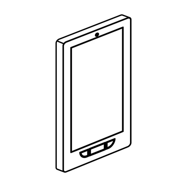 Diseño de dispositivo Smartphone aislado — Vector de stock