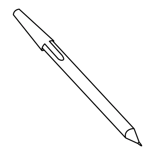 Απομονωμένη στυλό εργαλείο σχεδιασμού — Διανυσματικό Αρχείο